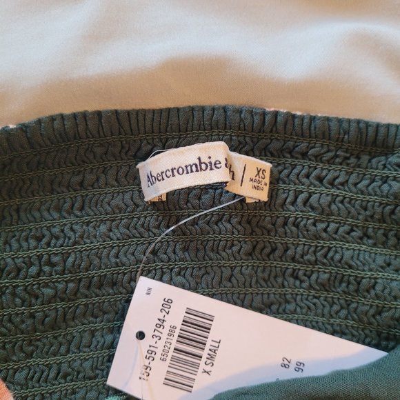 XS Abercrombie & Fitch Knotted Halter Floral Maxi Dress - Picture 11 of 12